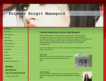 Tablet Screenshot of friseur-birgit-manegold.de